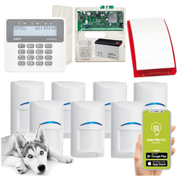 ZESTAW ALARMOWY SATEL PERFECTA 32-WRL LTE SET-A 7 CZUJEK BOSCH PET PRF-LCD SYRENA SP-4001R